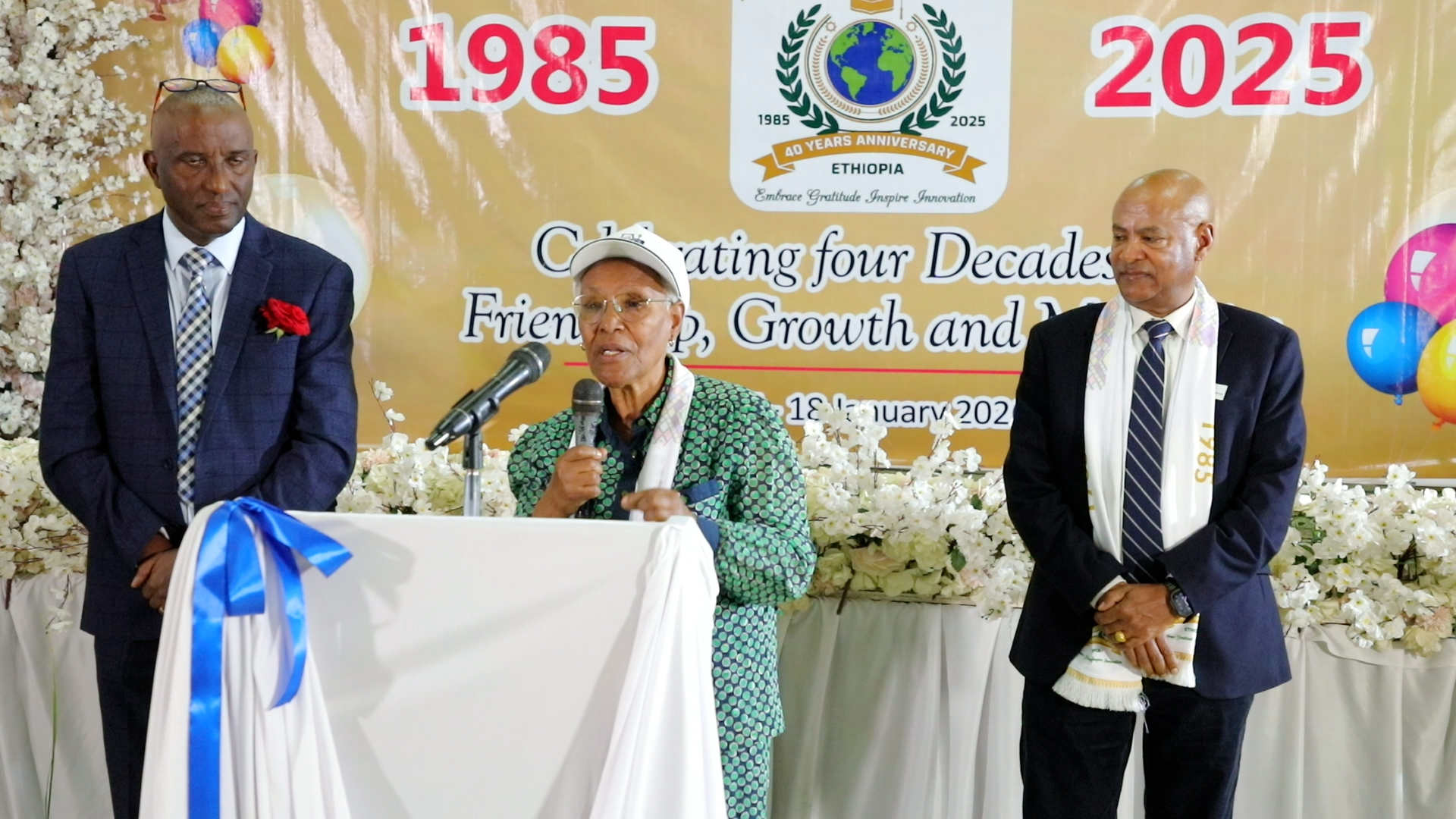 Day 1 – Guest of honor Mrs. Yalemshet Weldeamanuel representing Dr. Beyene